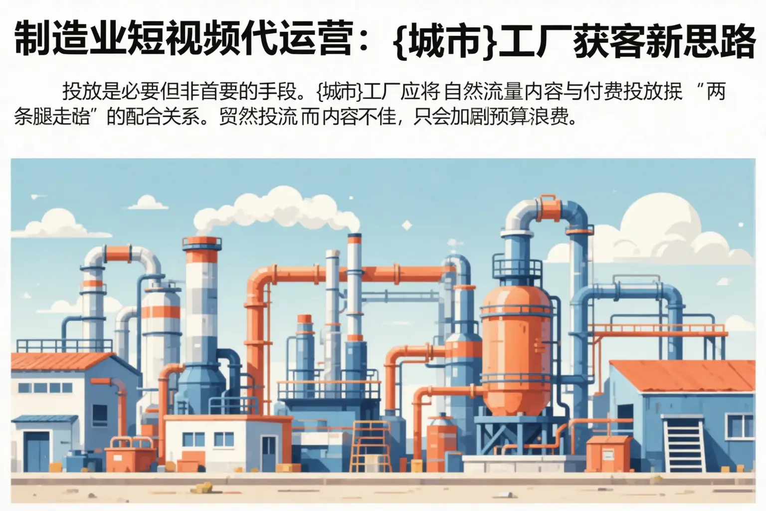 制造业短视频代运营:吴川工厂获客新思路